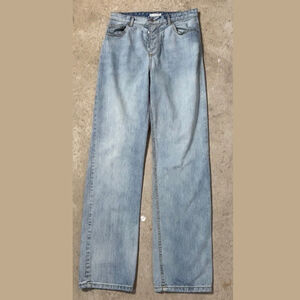 Avec Les Filles Blue Jeans Women’s Size 28 High Rise Straight Leg Light Wash